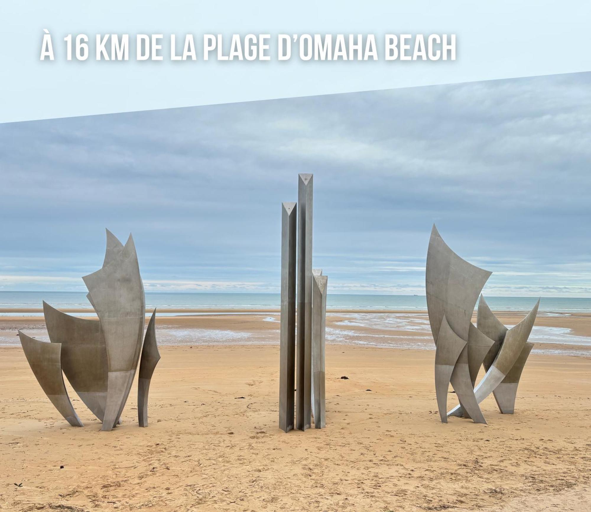 Nid De Pie Grand Duplex Lumineux Cadre Verdoyant Calme A 5 Mn De La Mer Pres Port En Bessin, Bayeux, Omaha Beach, Commes Экстерьер фото